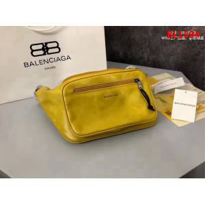 BALENCIAG巴黎世家 原單質量 油蠟小牛皮 胸包 腰包 男女同款 1827412  BL1594