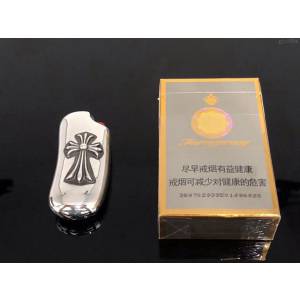 Chrome heart銀飾 克羅心十字橢圓火機殼  gjc1554