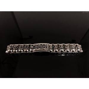 chrome hearts銀飾 克羅心ROLEX聯名錶鏈 純銀s925 克羅心純銀錶鏈  gjc1584