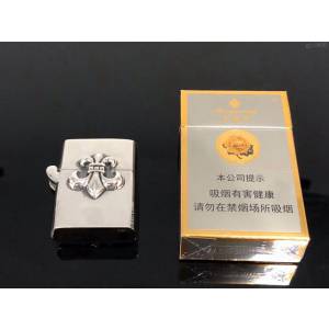 chrome hearts打火機 克羅心童軍花打火機 s925銀材質 克羅心打火機  gjc1606