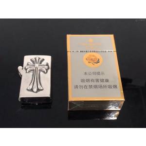 chrome hearts打火機 克羅心窄版長十字火機殼 s925銀材質 克羅心打火機  gjc1608