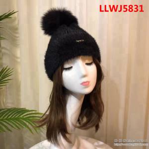 Supreme 剪水鑽搭配名媛款 時尚毛絨款針織帽 LLWJ5831