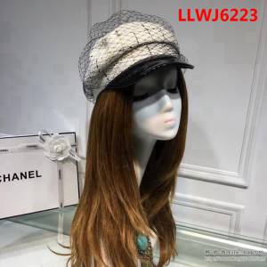 CHANEL香奈兒 原單2018專櫃新款 經典小香風呢子鴨舌軍帽 LLWJ6223