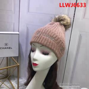 CHANEL香奈兒 專櫃新品 火爆經典百搭款 刺繡針織帽 LLWJ6633