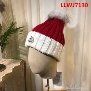 MONCIER蒙口 跑量款 經典火爆 毛線配狐狸毛球針織帽 LLWJ7130
