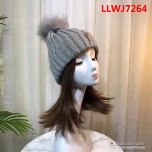 MONCIER蒙口 全新改良款 跑量款 經典火爆毛線配狐狸毛球針織帽 LLWJ7264