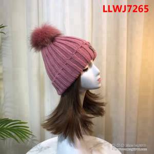 MONCIER蒙口 全新改良款 跑量款 經典火爆毛線配狐狸毛球針織帽 LLWJ7265