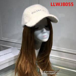 BALENCIAGA巴黎世家 秋冬款水貂絨鴨舌帽 男女同款 LLWJ8055