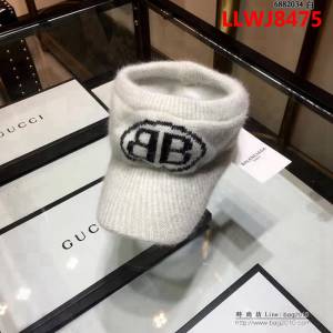 BALENCIAGA巴黎世家 高端款 保暖針織鴨舌帽 6882034 LLWJ8475