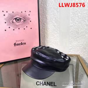 路易威登LV 網路爆款 新款百搭皮質軍帽 LLWJ8576