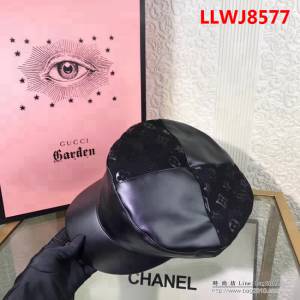 路易威登LV 網路爆款 新款百搭皮質軍帽 LLWJ8577