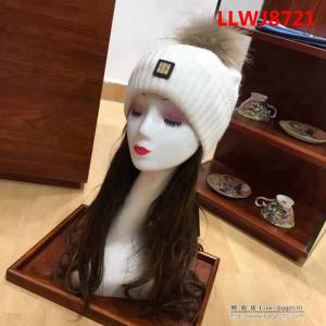 GIVENCHY紀梵希 新款 保暖又時尚兔絨加羊絨圍巾帽子套裝 LLWJ8721