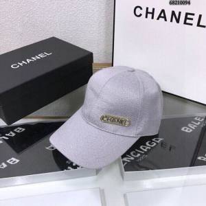 Chanel女士帽子 香奈兒閃鑽棒球帽鴨舌帽  mm1037