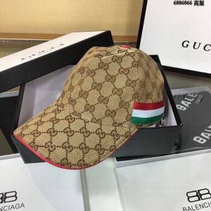 Gucci男士帽子 古馳爆款GG印花棒球帽 Gucci經典提花鴨舌帽  mm1041