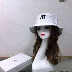 NY男女同款帽子 MLB刺繡漁夫帽遮陽帽  mm1058