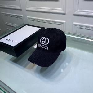 Gucci男女同款帽子 古馳刺繡棒球帽鴨舌帽  mm1360