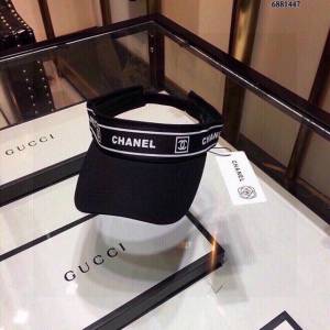 Chanel女士帽子 香奈兒經典黑白空頂帽  mm1400