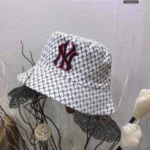 NY男女同款帽子 MLB雙面刺繡漁夫帽遮陽帽  mm1442