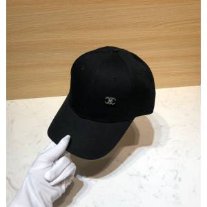 Chanel男女同款帽子 香奈兒爆款經典黑白鴨舌帽棒球帽  mm1580