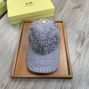 Coach男女同款帽子 蔻馳經典印花棒球帽鴨舌帽  mm1756