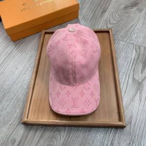 LV男女同款帽子 路易威登印花棒球帽鴨舌帽  mm1768