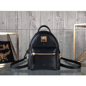 MCM雙肩背包 原單 超mini Stark經典女背包 側邊點綴鉚釘 MCM後背包 時尚迷人單品  mdmc1092