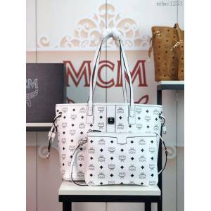 MCM女包 原單 6018 MCMLIZ VLSETOS系列 雙面可用 MCM女購物袋 MCM女手提包 單肩包  mdmc1253
