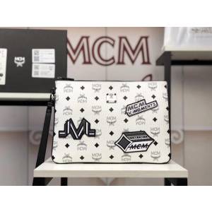 MCM手包 原單 2153貼標 MCMSTARK VICTORY時尚現代手包 3D貼花裝飾 MCM女手拿包  mdmc1257