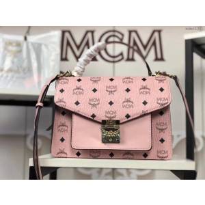 MCM女包 原單 6236 MCM新品 Patricia風琴式郵差包 MCM手提包 女手拎包 MCM單肩斜挎包  mdmc1301