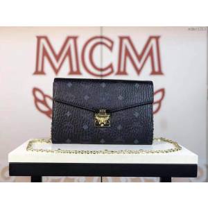 MCM錢包 原單新品 8088 Patricia斜挎包 可拆卸式鏈條 MCM女單肩包 MCM折疊翻蓋錢包  mdmc1311