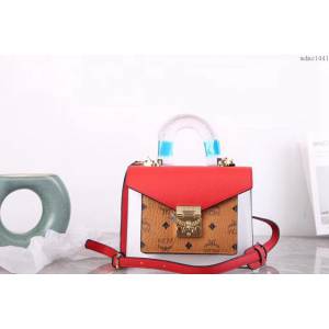 MCM女包 原單 6246拼色 原單新品 Patricia色塊單肩包 經典Visetos圖案 MCM手提女包 手拎包 MCM斜挎包  mdmc1441