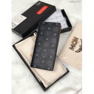 MCM錢包 原單 8020 MCM男士兩折長款錢包 休閒式錢夾票夾  mdmc1447