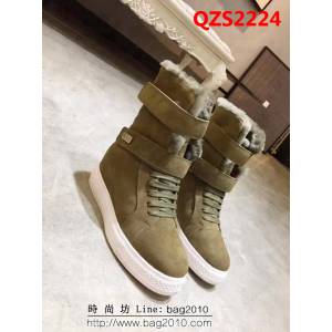 UGG 爆款 18官網發售 高絲光軍綠 雪地靴 QZS2224