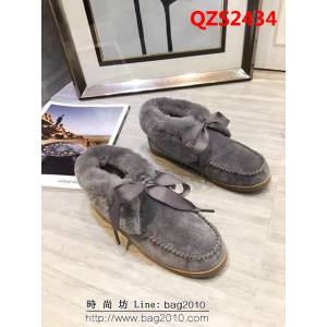 UGG 18年限量版 卡兔毛領 時尚保暖 雪地靴 QZS2434