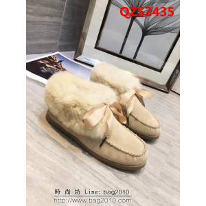 UGG 18年限量版 卡兔毛領 時尚保暖 雪地靴 QZS2435