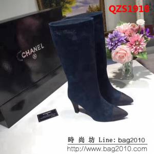 CHANEL香奈兒 2018秋冬新品系列 878 推薦款 香奈兒雙色靴 QZS1918