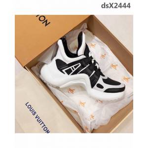 路易威登LV 2019爆款 LV經典Stellar 運動鞋 藍色Monogram牛仔布 高幫女休閒鞋  dsX2444