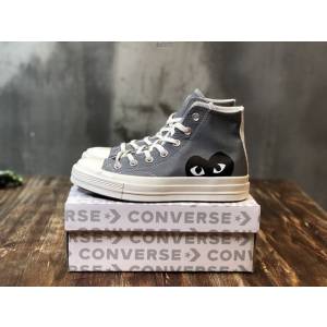 匡威帆布鞋 高版本匡威CONVERSE匡威x川久保玲愛心聯名款帆布板鞋 dx2872