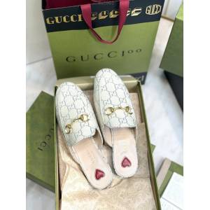 gucci古馳2022新色全新升級版本羊皮織帶馬銜扣半拖 純銅馬銜扣 dx2901