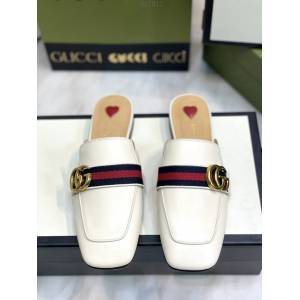 gucci古馳2022新色全新升級版本原版胎小牛皮女鞋單皮鞋 dx2912