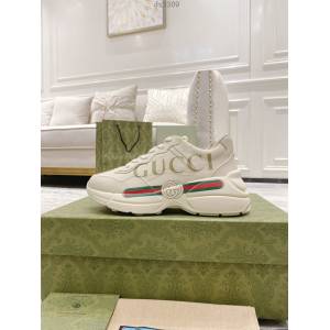 gucci古馳情侶款老爹鞋 市面最高端老爹鞋 gucci男女同款休閒運動鞋 dx3309