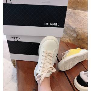 Chanel女鞋 香奈兒休閒百搭運動鞋 Chanel女款時尚板鞋  naq1060