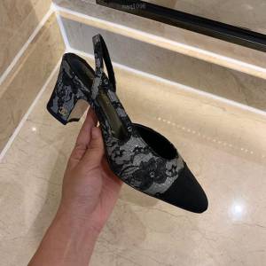 Chanel女鞋 香奈兒時尚經典涼鞋 Chanel中跟涼鞋  naq1096