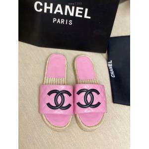 Chanel女鞋 香奈兒電繡拖鞋 2020春夏涼拖鞋系列 Chanel漁夫拖鞋  naq1155
