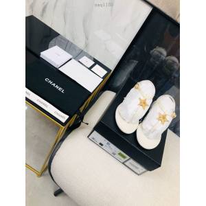 Chanel女鞋 香奈兒2020春夏新款雙c夾趾涼鞋  naq1185