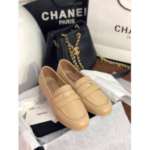 Chanel女鞋 香奈兒2020春夏頂級涼鞋系列 Chanel爆款休閒女單皮鞋  naq1306