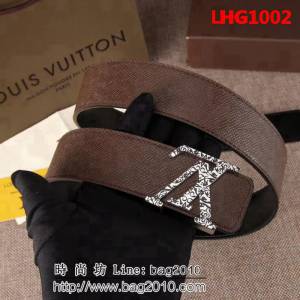 路易威登LV Taiga皮革休閒風格 男士皮帶 LHG1002