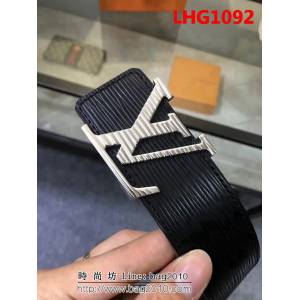 路易威登LV 香港專櫃新款 水波紋扣頭皮帶 專櫃同步 LHG1092