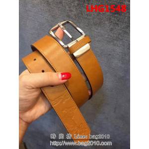 路易威登LV M9358S 本季的Cha man兄弟動物壓紋圖案 男士皮帶 LHG1548
