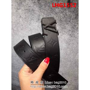 路易威登LV M0032路易威登精密壓紋 金字塔搭扣 男士皮帶 LHG1552